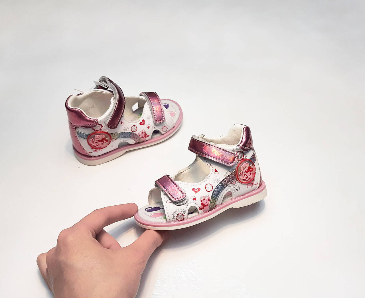 Детские босоножки 21 Том.м для девочки белые розовые, Белый
Детские босоножки 21 Том.м для девочки белые розовые, Белый