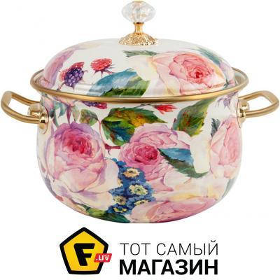 Кастрюля 2.1 все виды плит Elmani Кастрюля с крышкой 2,1 л емаль Пион 763-003 черный, разноцветный -, покрытие 
Кастрюля 2.1 все виды плит Elmani Кастрюля с крышкой 2,1 л емаль Пион 763-003 черный, разноцветный -, покрытие