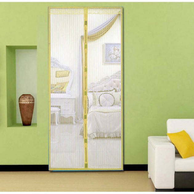 Антимоскитная сетка штора на магнитах Magic Mesh 90*210 см Original Бежевая, Бежевый 
Антимоскитная сетка штора на магнитах Magic Mesh 90*210 см Original Бежевая, Бежевый