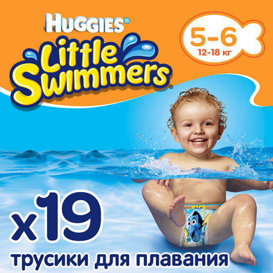 Huggies Подгузники для купания Little Swimmers 5-6 мес (12-18 кг) 19 шт
Huggies Подгузники для купания Little Swimmers 5-6 мес (12-18 кг) 19 шт