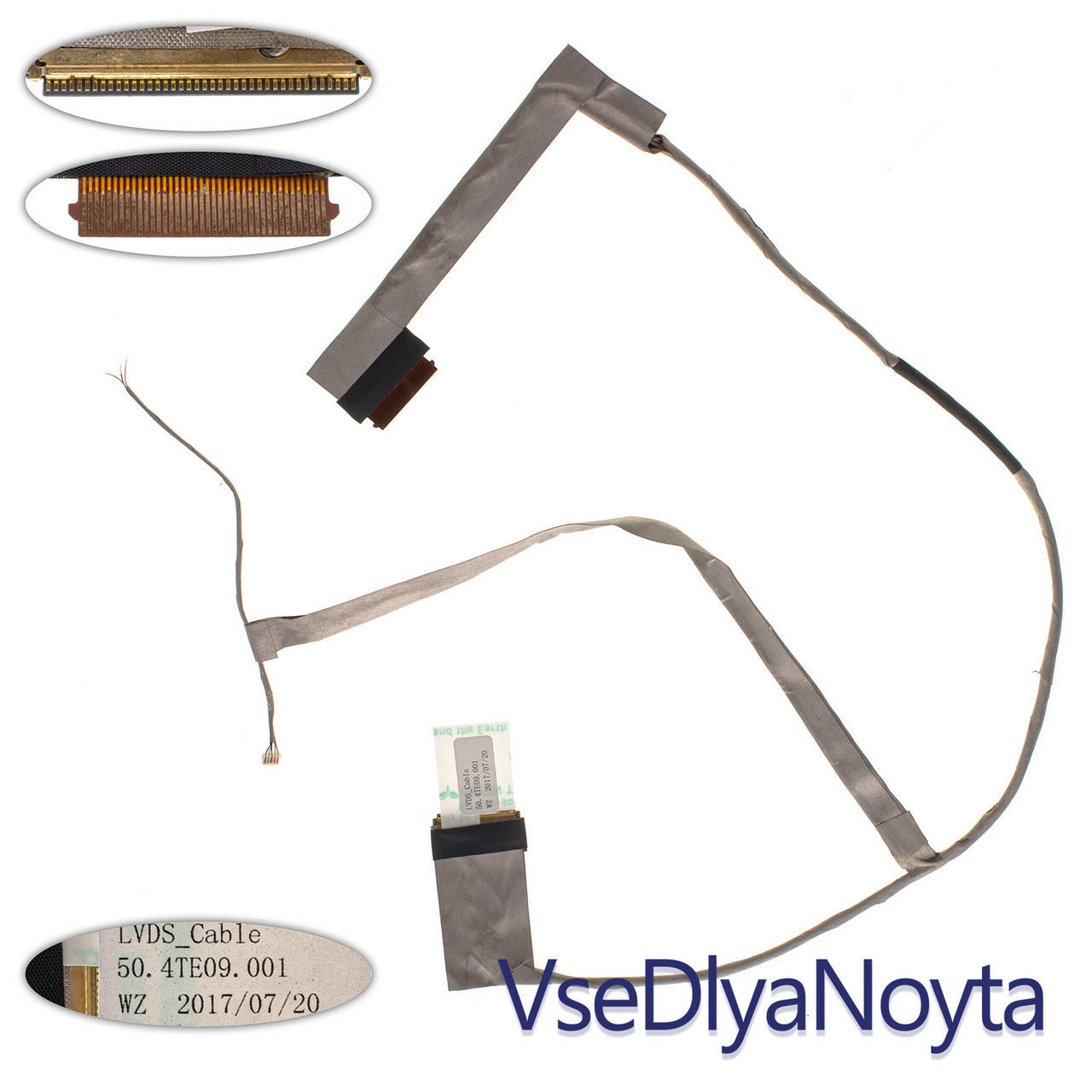 Шлейф матрицы для ноутбука LENOVO (B580, B590, V580), LED, разъем под камеру (50.4TE09.001)
Шлейф матрицы для ноутбука LENOVO (B580, B590, V580), LED, разъем под камеру (50.4TE09.001)