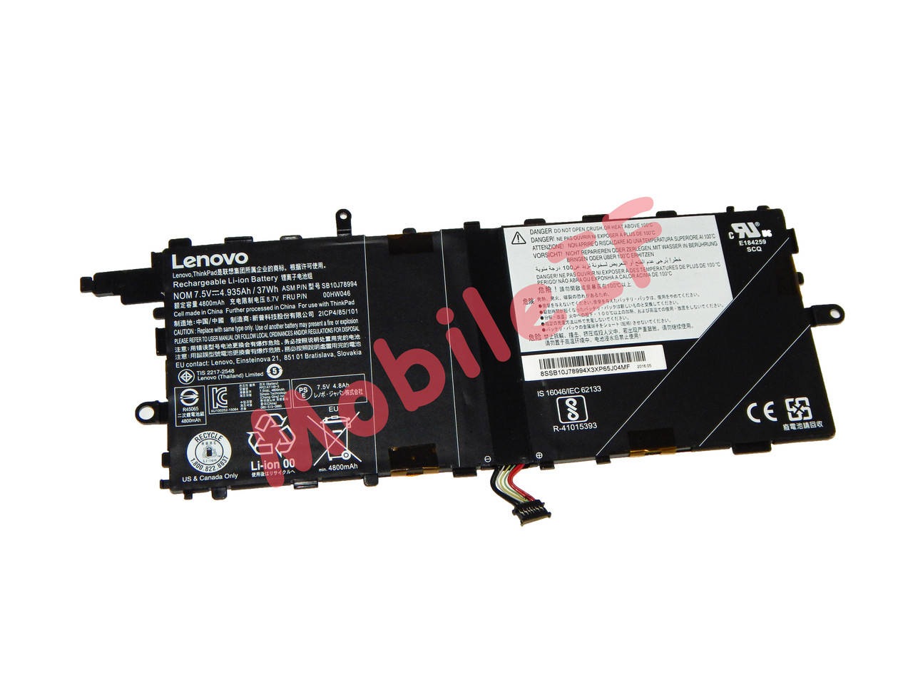 Аккумулятор Батарея Lenovo ThinkPad X1 Tablet 00HW044, 00HW045, 00HW046, SB10J78993, SB10J78994
Аккумулятор Батарея Lenovo ThinkPad X1 Tablet 00HW044, 00HW045, 00HW046, SB10J78993, SB10J78994