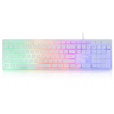 Клавиатура Vinga KB410 White, Белый 
Клавиатура Vinga KB410 White, Белый