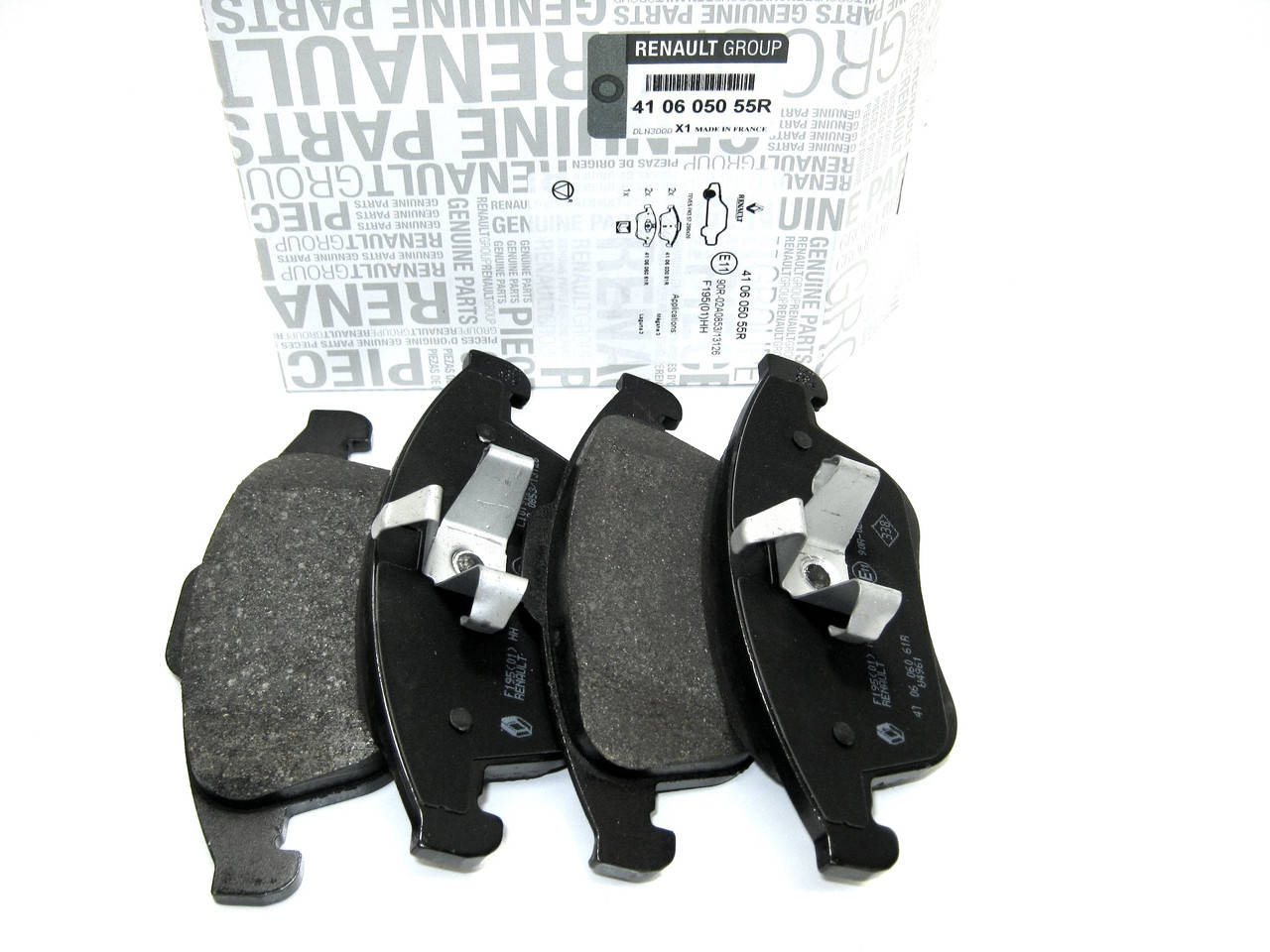 Дисковые тормозные колодки (передние) R16/17 на Renault Megane III - Renault (Оригинал) - 410605055R
Дисковые тормозные колодки (передние) R16/17 на Renault Megane III - Renault (Оригинал) - 410605055R