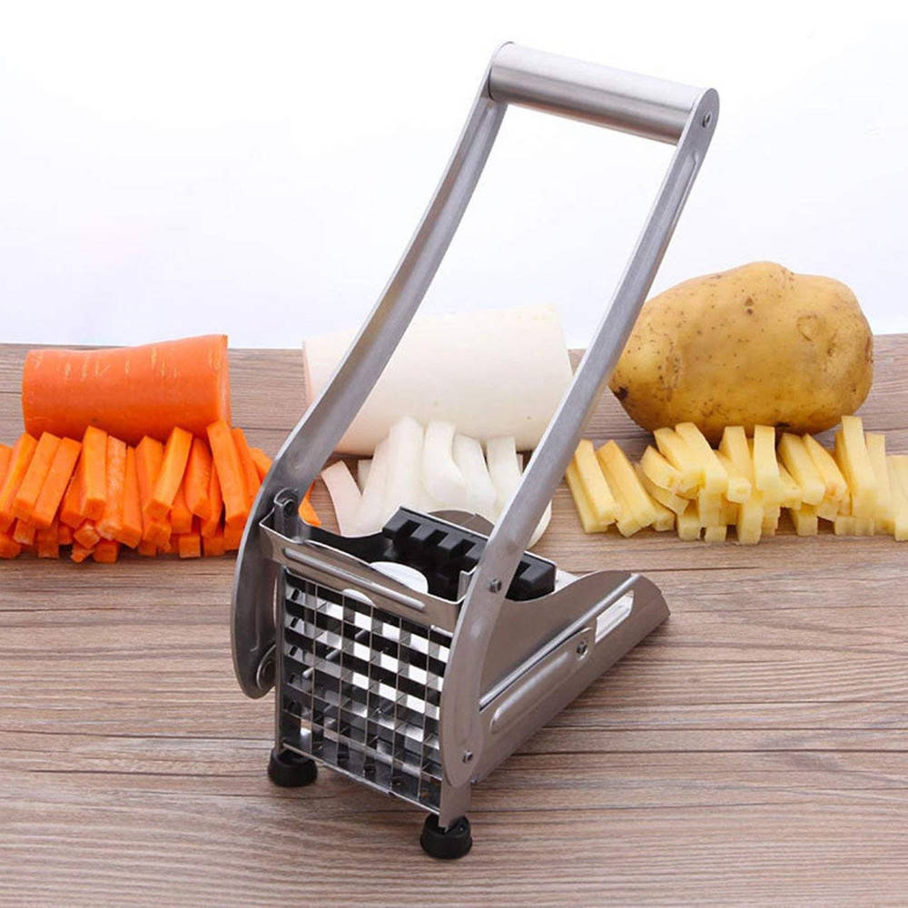 Стальная картофелерезка, овощерезка Potato Chipper / Машинка для нарезки картофеля соломкой, Светло-серый
Стальная картофелерезка, овощерезка Potato Chipper / Машинка для нарезки картофеля соломкой, Светло-серый