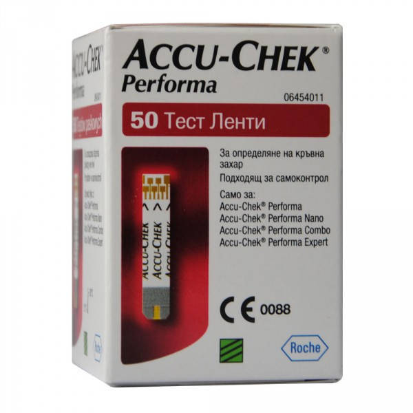 Тест-полоски «Акку-Чек Перформа» (Accu-Chek Performa) 50 шт., Roche Diagnostics Gmbh, Германия
Тест-полоски «Акку-Чек Перформа» (Accu-Chek Performa) 50 шт., Roche Diagnostics Gmbh, Германия