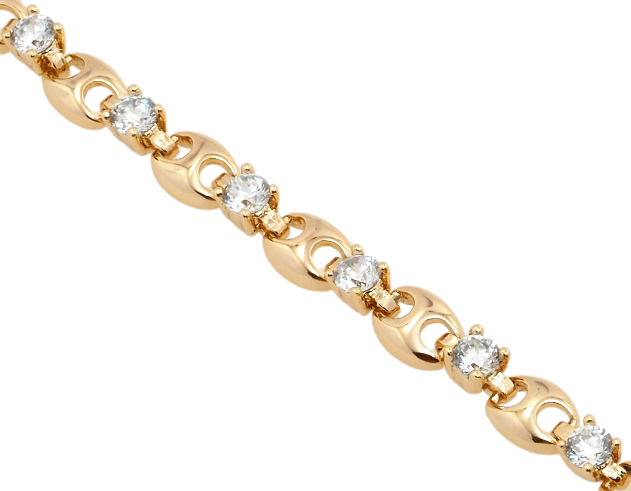 Браслет Xuping Позолота 18K "Дорожка фианитов с овальными звеньями" длина с доп.замком 17,19см х 4мм
Браслет Xuping Позолота 18K "Дорожка фианитов с овальными звеньями" длина с доп.замком 17,19см х 4мм