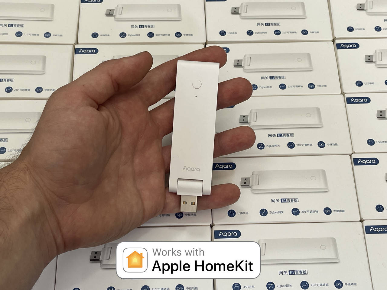 Шлюз для розумного будинку Aqara Hub E1 Gateway Zigbee 3.0 Mini USB Wi-Fi Repeater HomeKit (ZHWG16LM)
Шлюз для розумного будинку Aqara Hub E1 Gateway Zigbee 3.0 Mini USB Wi-Fi Repeater HomeKit (ZHWG16LM)