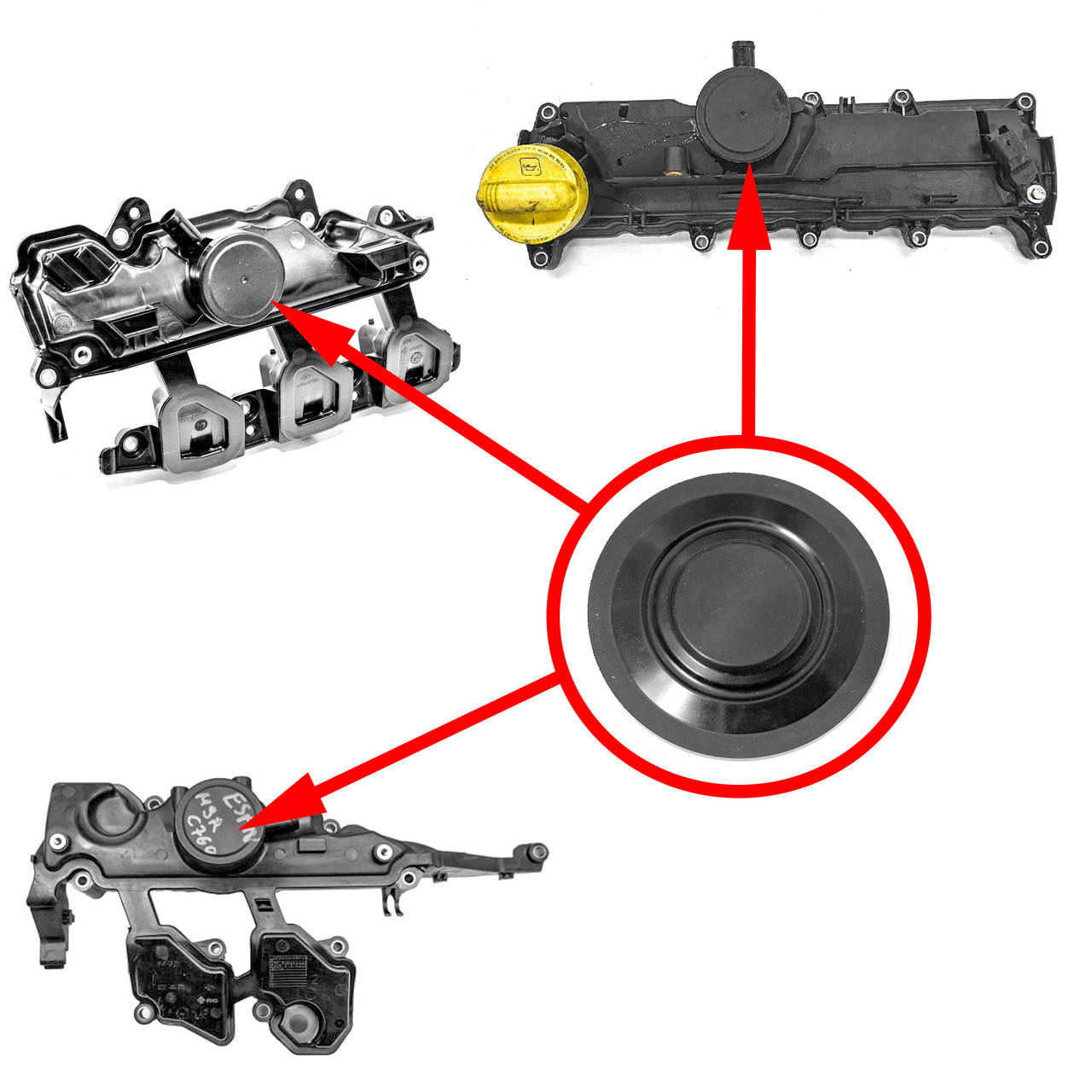 Мембрана маслоотделителя Renault, Nissan, Opel K9K 8200673395, 8200924262, 1326400Q0H
Мембрана маслоотделителя Renault, Nissan, Opel K9K 8200673395, 8200924262, 1326400Q0H