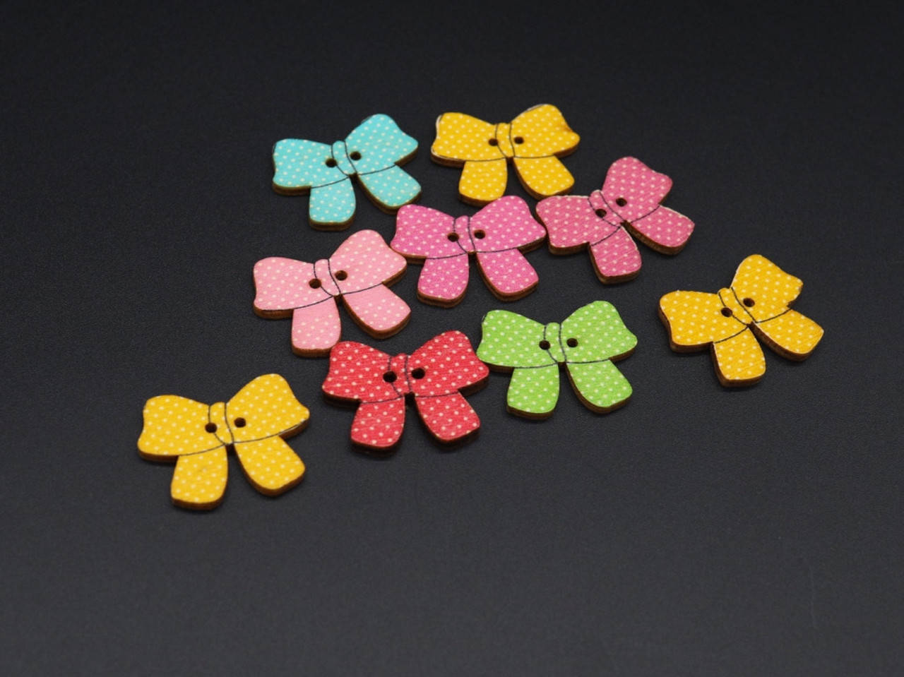 Деревянные заготовки для творчества. Цвет микс. 30мм