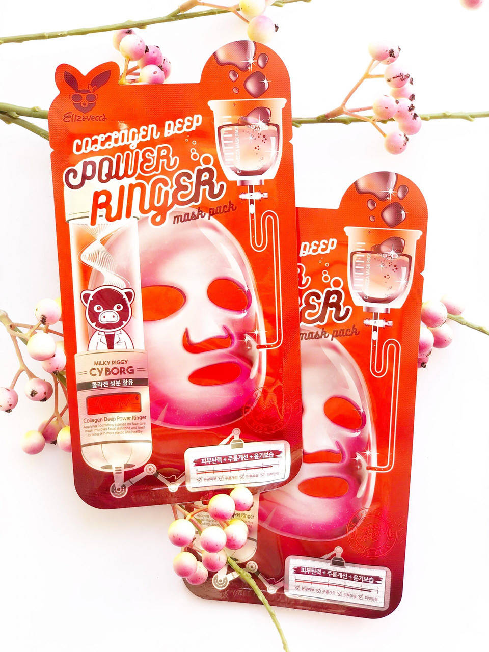 Укрепляющая тканевая маска с коллагеном Elizavecca Collagen Deep Power Ringer Mask Pack
Укрепляющая тканевая маска с коллагеном Elizavecca Collagen Deep Power Ringer Mask Pack