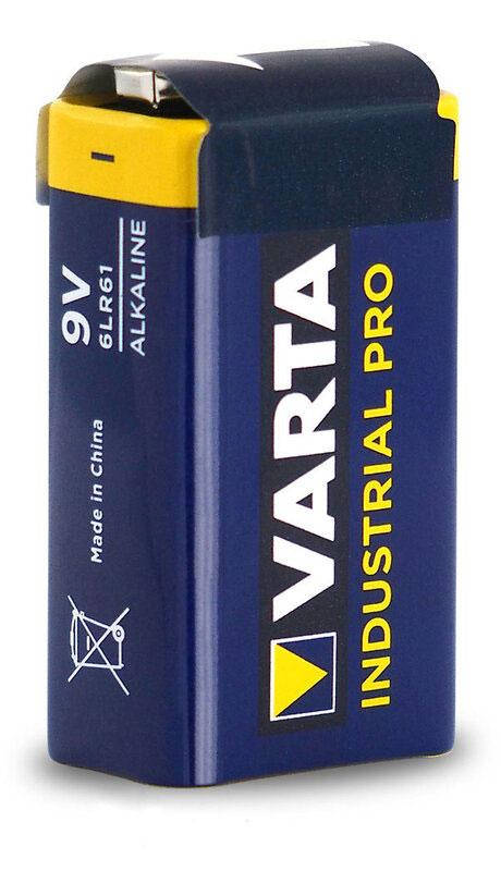 Батарейка щелочная Varta Industrial Pro 4022, 6LR61 "крона" 9V, цена за штуку!
Батарейка щелочная Varta Industrial Pro 4022, 6LR61 "крона" 9V, цена за штуку!