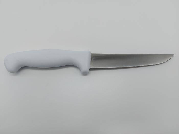 Нож кухонный обвалочный филейный с белой ручкой "MASTER" L 28,5 cm лезвие 15 cm Кухонные ножи и подставки
Нож кухонный обвалочный филейный с белой ручкой "MASTER" L 28,5 cm лезвие 15 cm Кухонные ножи и подставки
