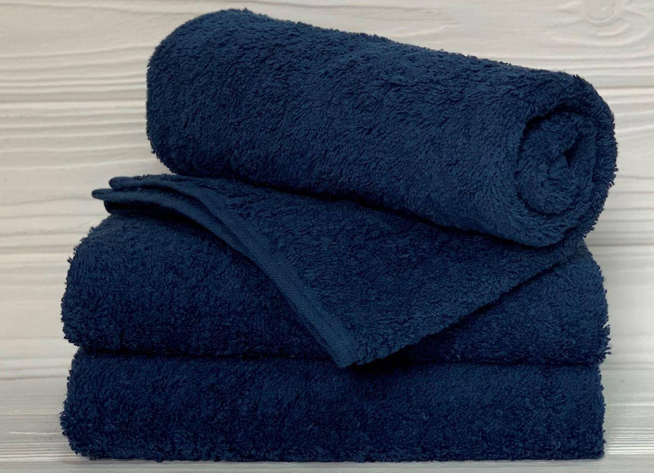 Кухонное полотенце махровое в ассортименте 40х70см (синее), Разные цвета 
Кухонное полотенце махровое в ассортименте 40х70см (синее), Разные цвета