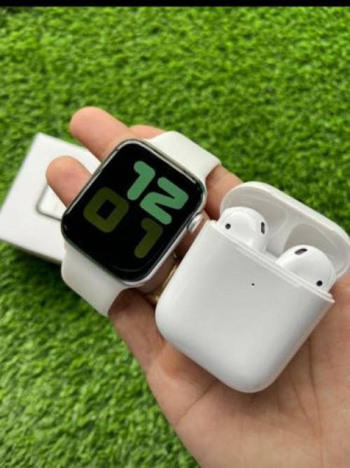 Топовый набор - Apple AirPods 2 - го поколения + Стильные Смарт часы W26 2021 года - Apple watch 6/44mm, Белый
Топовый набор - Apple AirPods 2 - го поколения + Стильные Смарт часы W26 2021 года - Apple watch 6/44mm, Белый