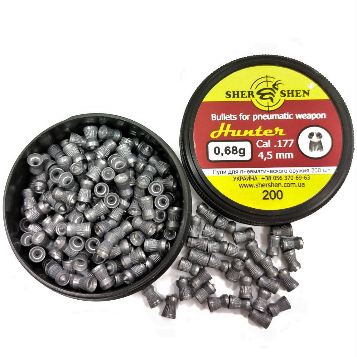 Пули Шершень Hunter 0.68гр, 4.5 мм, 200 шт.
Пули Шершень Hunter 0.68гр, 4.5 мм, 200 шт.