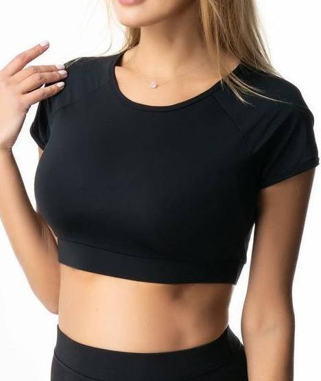 Топ-футболка черная, Черный
Топ-футболка черная, Черный