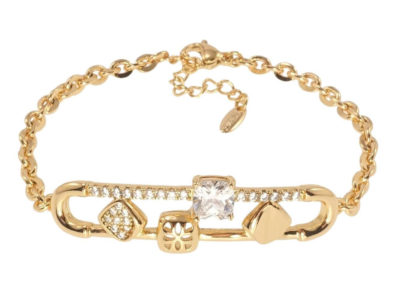 Браслет Xuping Позолота 18K "Якорное плетение с декоративной вставкой" длина с доп. цепочкой 17-20см х 4мм
Браслет Xuping Позолота 18K "Якорное плетение с декоративной вставкой" длина с доп. цепочкой 17-20см х 4мм