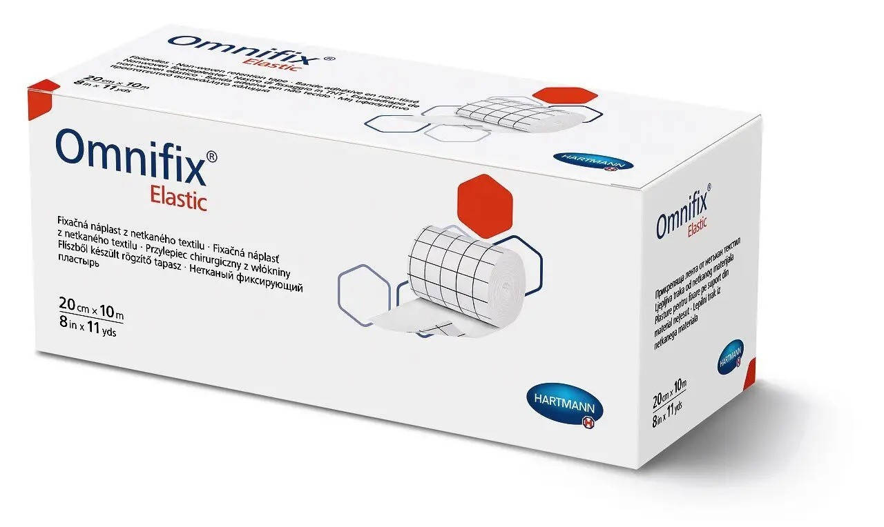 Пластырь эластичный фиксирующий на нетканой основе Omnifix Elastic 20см х 10м 1шт
Пластырь эластичный фиксирующий на нетканой основе Omnifix Elastic 20см х 10м 1шт