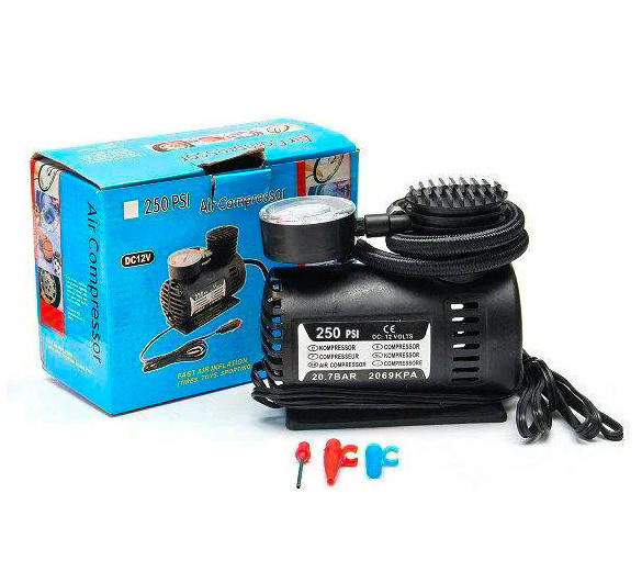 Автомобильный компрессор авто насос от прикуривателя 12в DC-12V 250 PSI Air Compressor черный
Автомобильный компрессор авто насос от прикуривателя 12в DC-12V 250 PSI Air Compressor черный