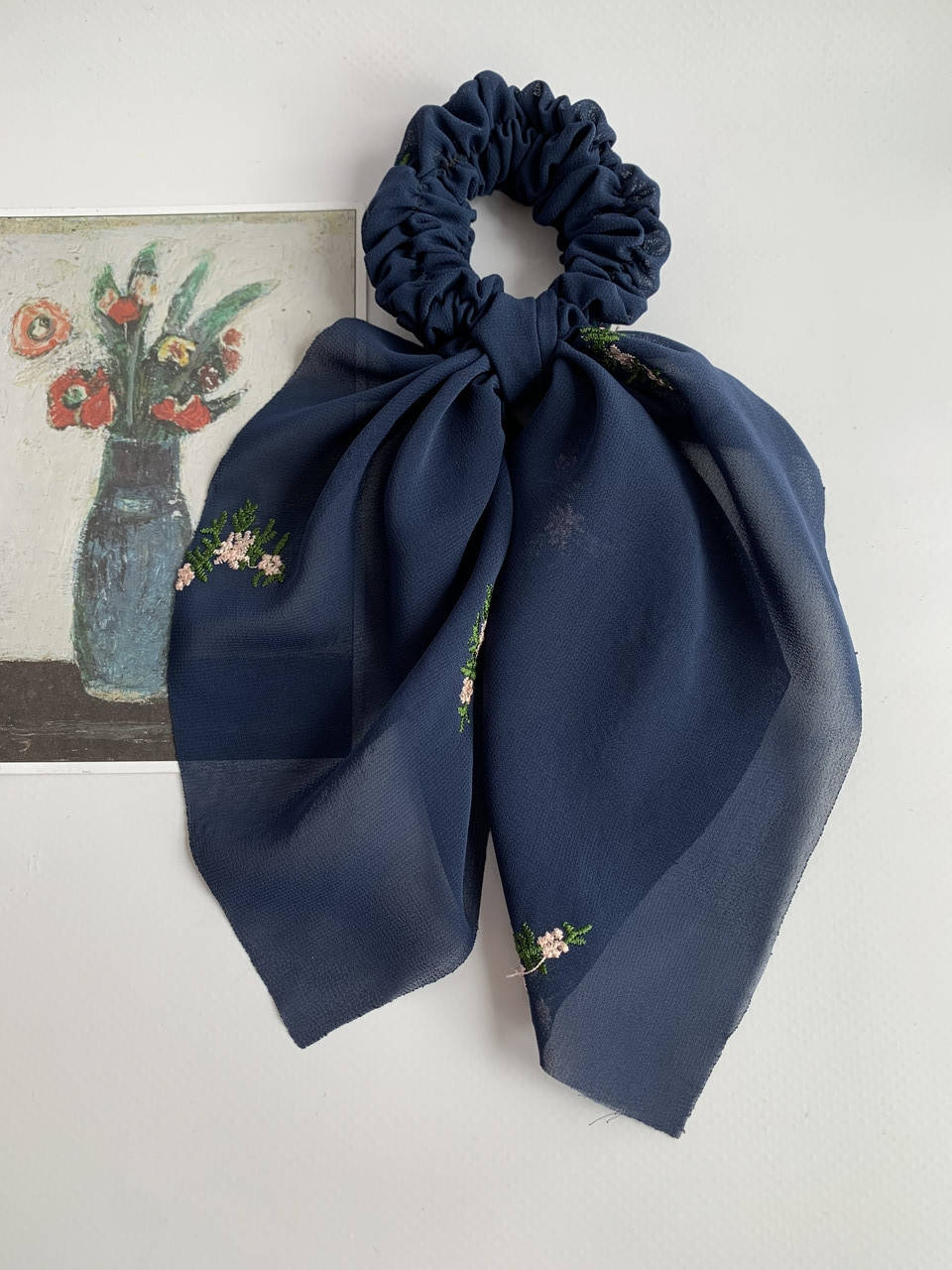 Резинка с лентой твилли женская синяя, твилли на волосы, Синий
Резинка с лентой твилли женская синяя, твилли на волосы, Синий