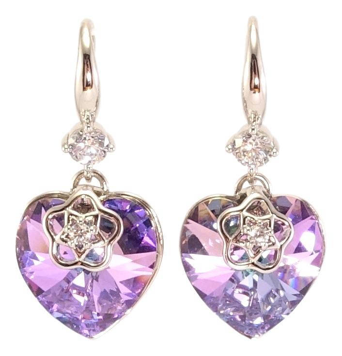 Серьги ХР Родий с кр-ми Swarovski подвески французский замок "Сердечки Paradise Shine с цветочной накладкой"
Серьги ХР Родий с кр-ми Swarovski подвески французский замок "Сердечки Paradise Shine с цветочной накладкой"
