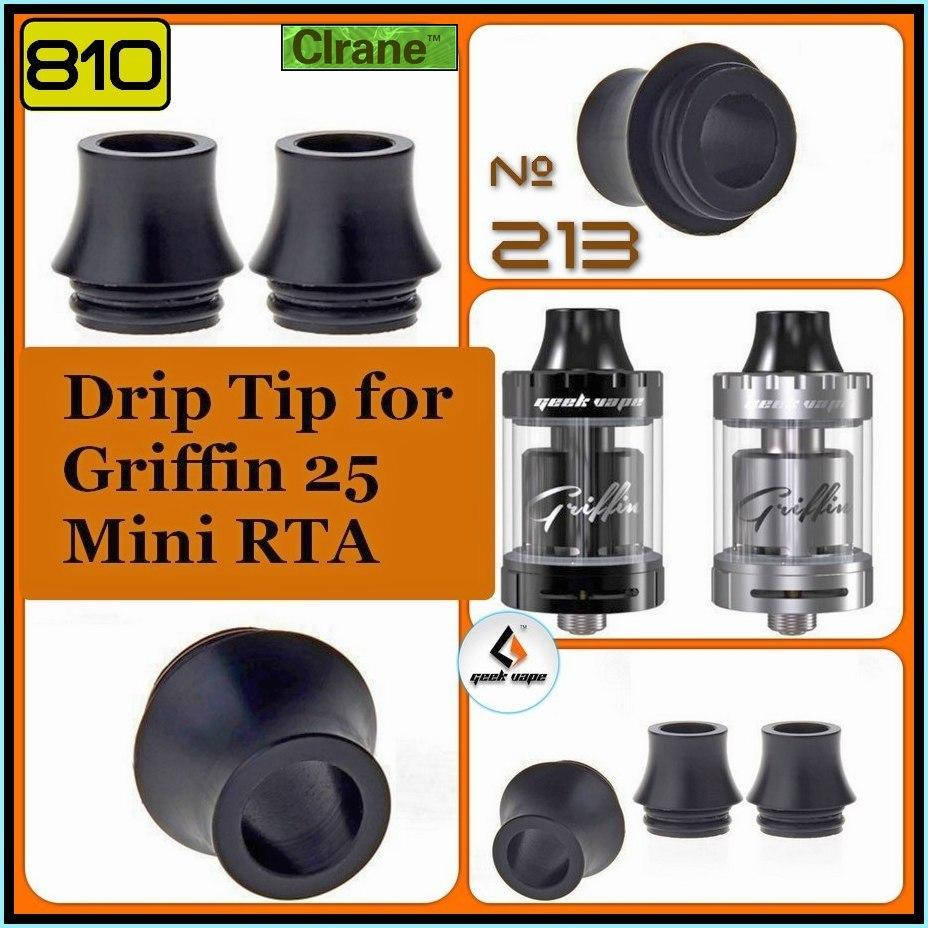 № 213 Drip Tip for Griffin 25 Mini. Дрип тип 810 BLACK. Можно использовать как переходник 810-510.
№ 213 Drip Tip for Griffin 25 Mini. Дрип тип 810 BLACK. Можно использовать как переходник 810-510.