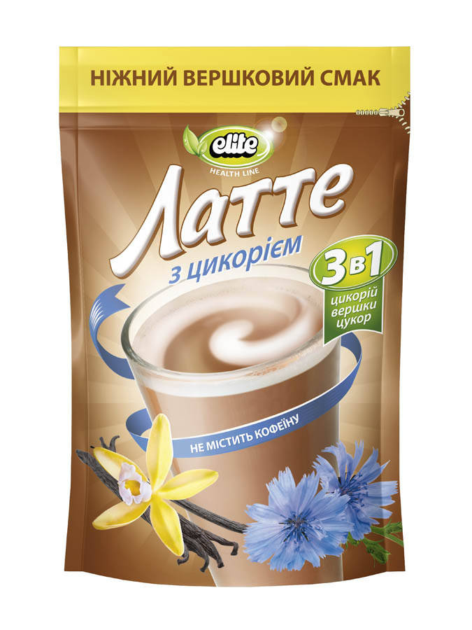 Напиток растворимый Elite Латте с цикорием, 190г