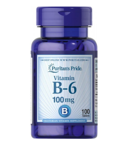 Витамин В6, Vitamin B-6 (Pyridoxine Hydrochloride), Puritan's Pride, 100 мг, 100 таблеток (PTP-10650)
Витамин В6, Vitamin B-6 (Pyridoxine Hydrochloride), Puritan's Pride, 100 мг, 100 таблеток (PTP-10650)