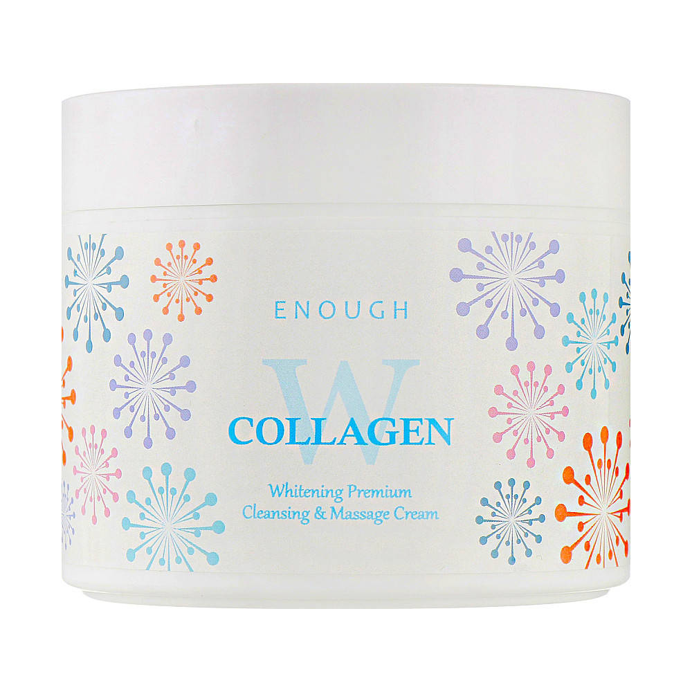 Массажный осветляющий крем с коллагеном Enough W Collagen Whitening Premium Cleansing & Massage Cream 300 мл
Массажный осветляющий крем с коллагеном Enough W Collagen Whitening Premium Cleansing & Massage Cream 300 мл