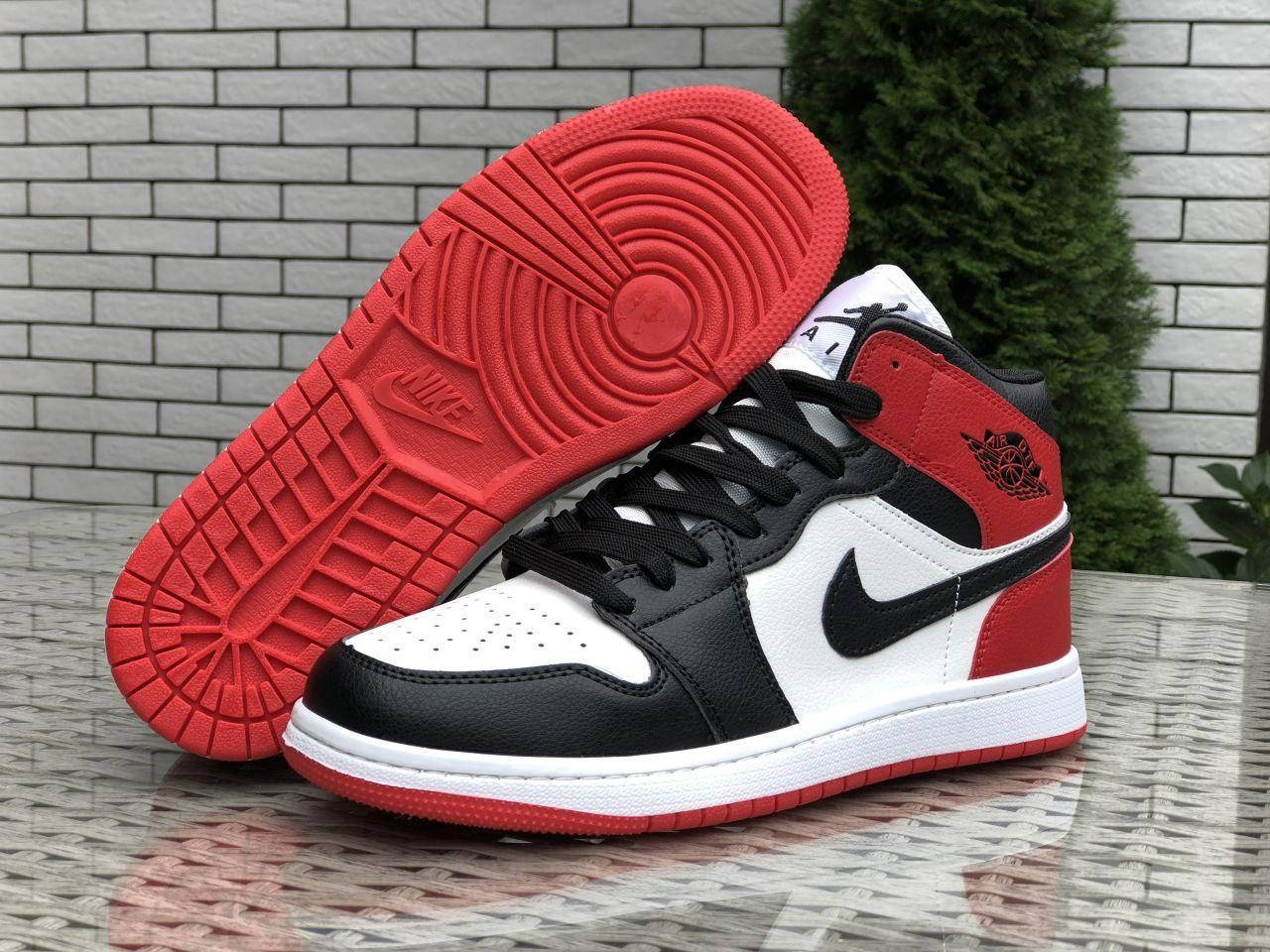 Кроссовки мужские Nike Air Jordan 1 Retro High Black Red White (черные, красные, белые). 44-28.3 см, Красный
Кроссовки мужские Nike Air Jordan 1 Retro High Black Red White (черные, красные, белые). 44-28.3 см, Красный