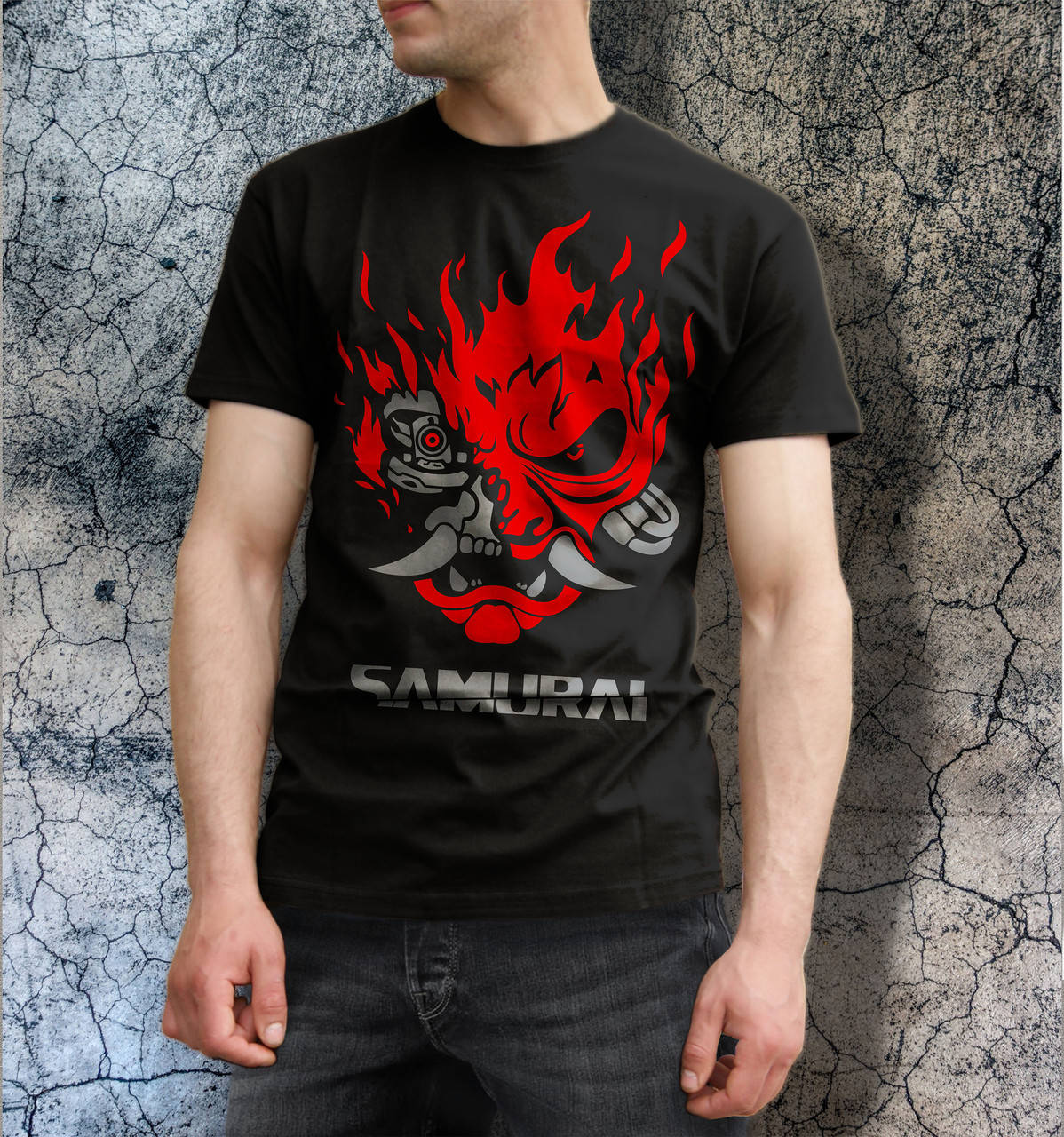 Яркая молодежная футболка в стиле "Киберпанк" SAMURAI, хайповый шмот
Яркая молодежная футболка в стиле "Киберпанк" SAMURAI, хайповый шмот