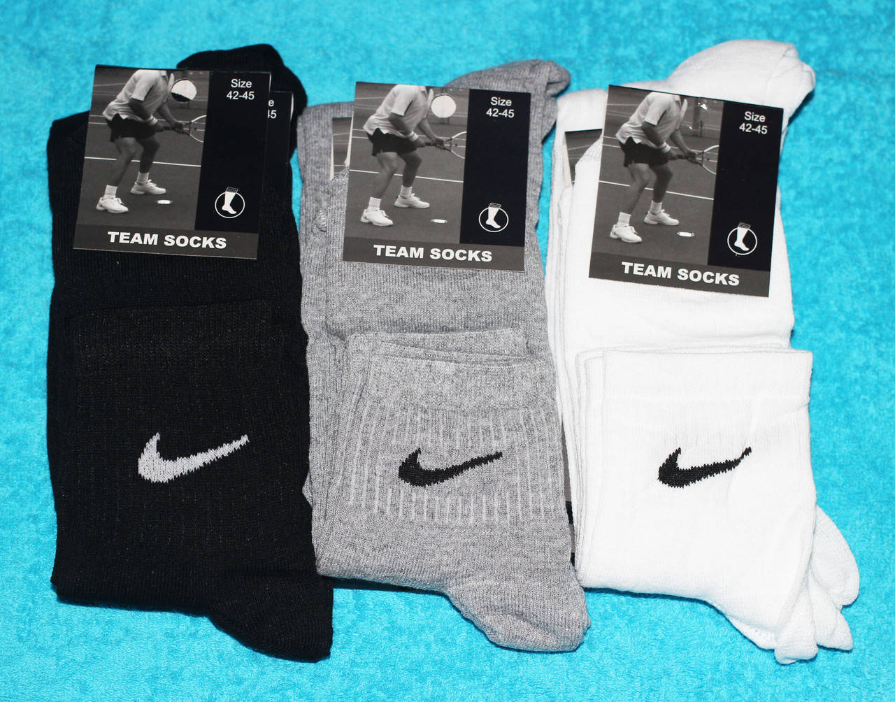 Носки мужские спортивные в стиле Nike 42-45 размер, черные, темно-серые, белые. 6 пар. Средние по высоте.
Носки мужские спортивные в стиле Nike 42-45 размер, черные, темно-серые, белые. 6 пар. Средние по высоте.
