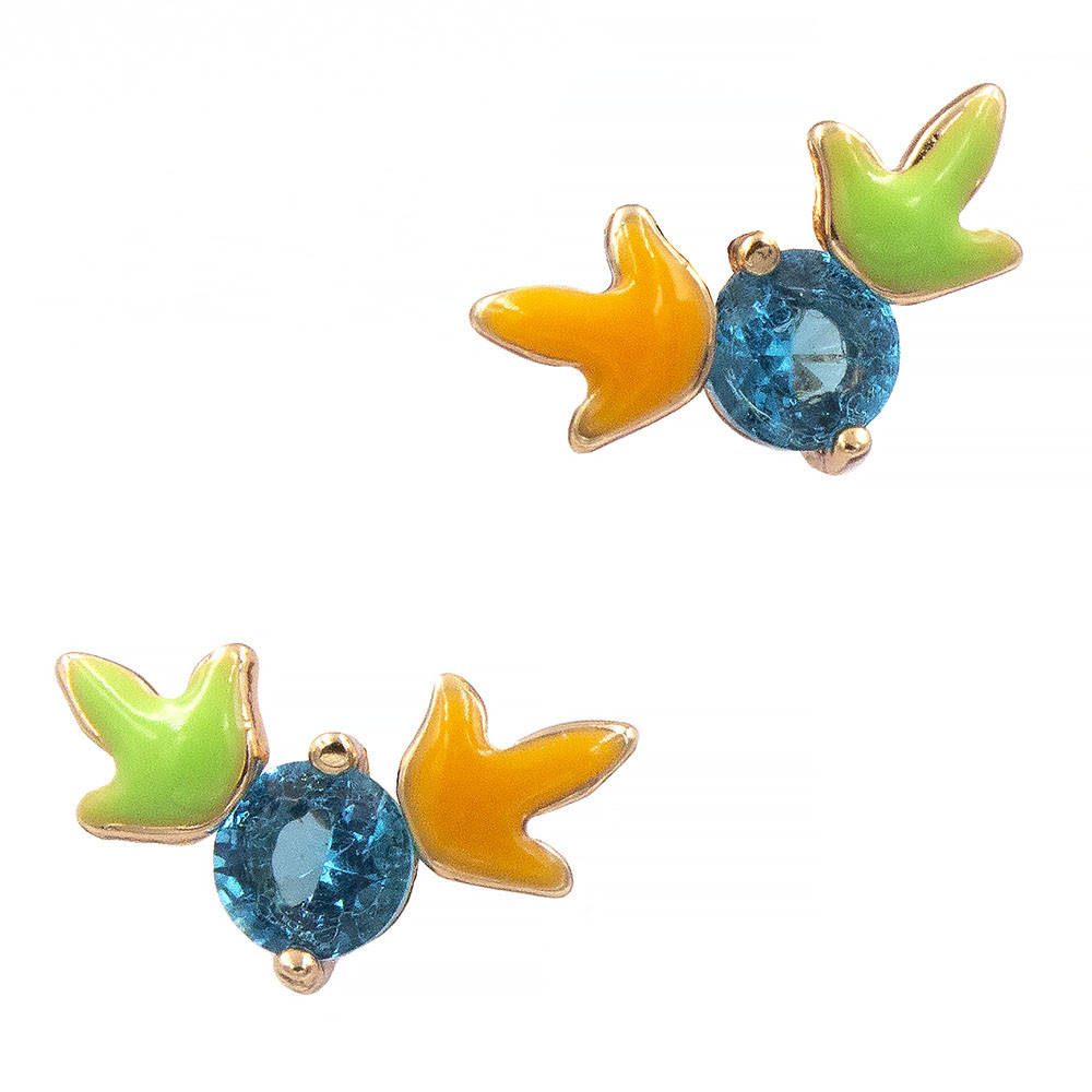 Серьги-гвоздики 1 см лимонная позолота (Медицинское золото)
Серьги-гвоздики 1 см лимонная позолота (Медицинское золото)