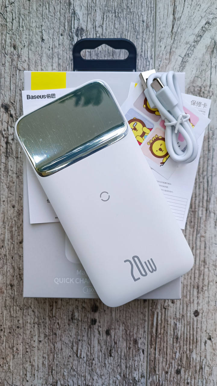 УМБ Baseus magnetic wireless quick charging power bank 10000 mAh 1Usb, 1 Type-C 3A 20W павербанк
УМБ Baseus magnetic wireless quick charging power bank 10000 mAh 1Usb, 1 Type-C 3A 20W павербанк