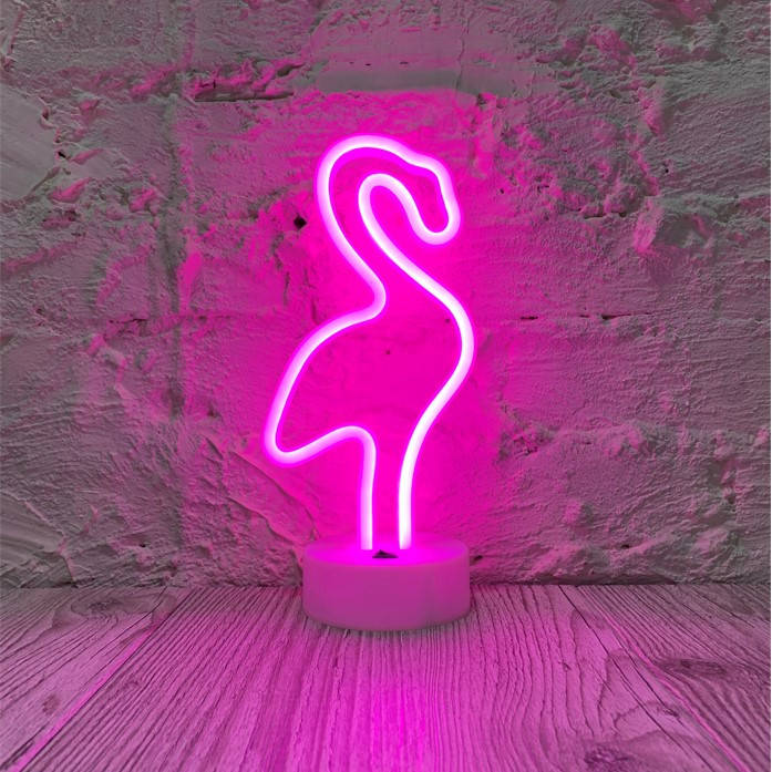 Неоновый светильник ночник Фламинго настольная декоративная лампа Neon Decoration Lamp - Розовый
Неоновый светильник ночник Фламинго настольная декоративная лампа Neon Decoration Lamp - Розовый