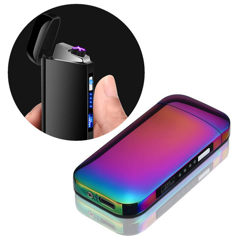 Электроимпульсная USB зажигалка разноцветная глянцевая с двойной электро дугой в подарочной коробке
Электроимпульсная USB зажигалка разноцветная глянцевая с двойной электро дугой в подарочной коробке