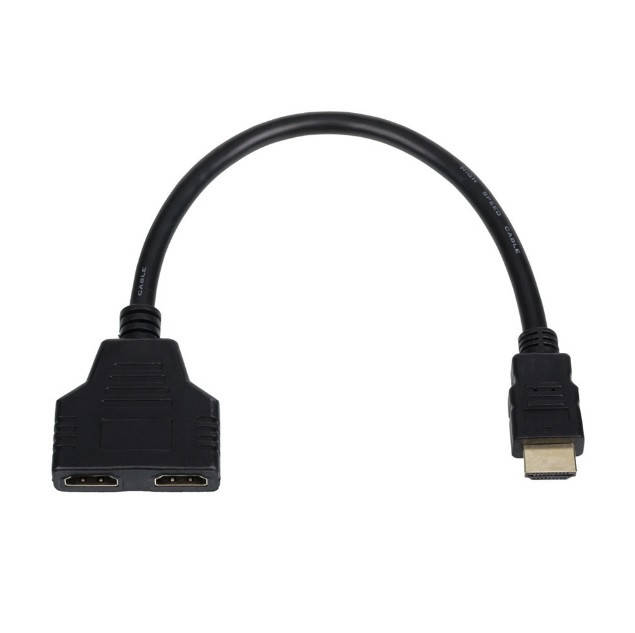 Переходник HDMI(папа) - HDMI(мама)+HDMI(мама) ATCOM 10 см кабель Черный (10901) Сплиттер HDMI на 2*HDMI
Переходник HDMI(папа) - HDMI(мама)+HDMI(мама) ATCOM 10 см кабель Черный (10901) Сплиттер HDMI на 2*HDMI