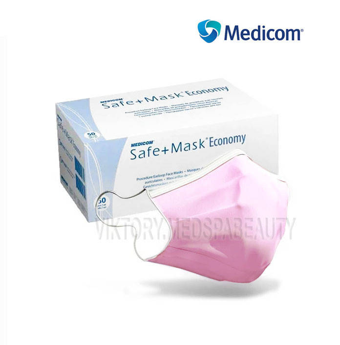 Маски трёхслойные медицинские с гибким носовым фиксатором ТМ "Medicom" Safe+Mask Economy, 50 шт./уп., лиловые, Розовый
Маски трёхслойные медицинские с гибким носовым фиксатором ТМ "Medicom" Safe+Mask Economy, 50 шт./уп., лиловые, Розовый