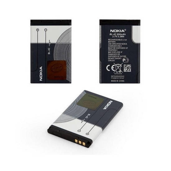 Аккумулятор (батарея) оригинал Nokia BL-4C 2650/ 5100/ 6100/ 6101/ 6300/ 6131/ 6125/ 1661/ 6170/ 6230/ 6230i/
Аккумулятор (батарея) оригинал Nokia BL-4C 2650/ 5100/ 6100/ 6101/ 6300/ 6131/ 6125/ 1661/ 6170/ 6230/ 6230i/