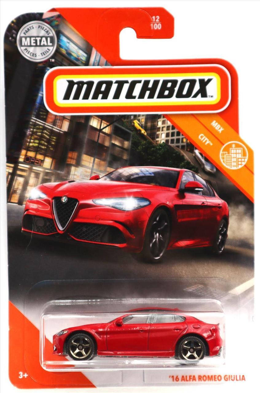 Машинка Matchbox - '16 Alfa Romeo Giulia - 2020 MBX City (#012) - GKL89. Mattel. Оригинал
Машинка Matchbox - '16 Alfa Romeo Giulia - 2020 MBX City (#012) - GKL89. Mattel. Оригинал