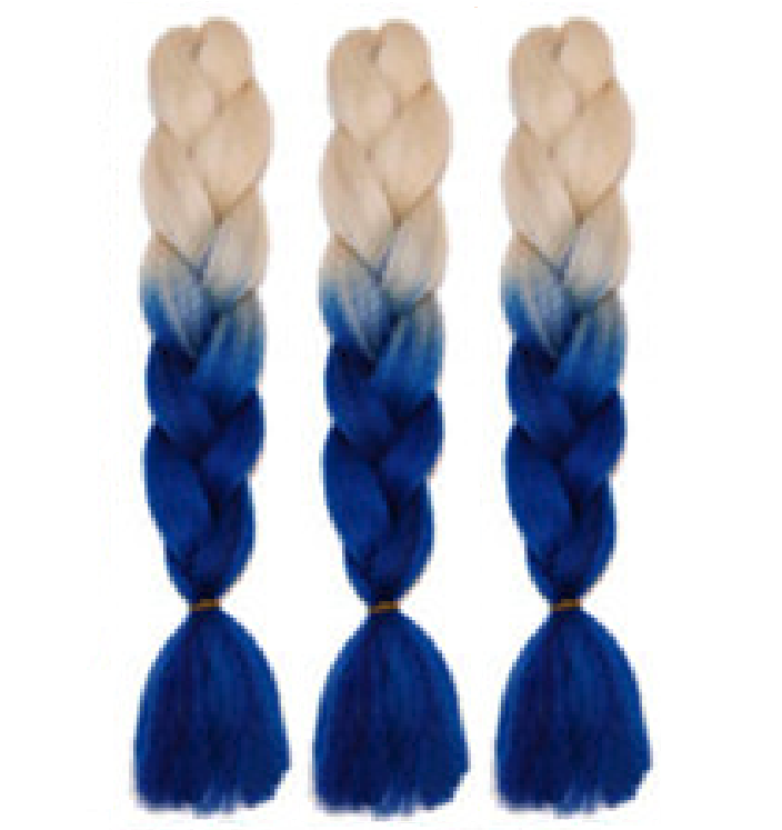 Канекалоновая коса омбре, белый + синий ( В49 ) 24/55
Канекалоновая коса омбре, белый + синий ( В49 ) 24/55