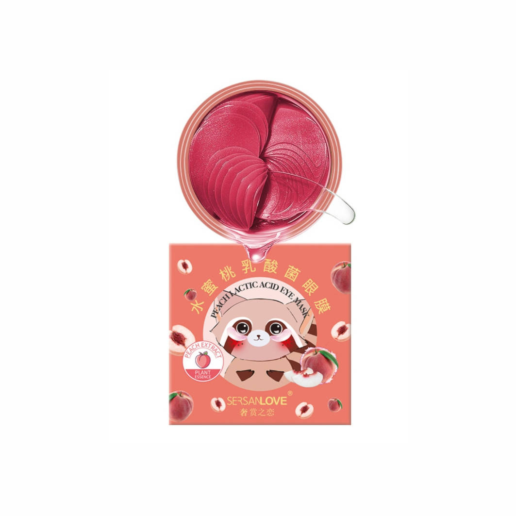 Гидрогелевые патчи для глаз с экстрактом персика Sersanlove Peach Lactic Acid Eye Mask
Гидрогелевые патчи для глаз с экстрактом персика Sersanlove Peach Lactic Acid Eye Mask