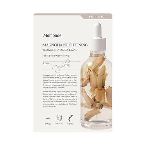 Увлажняющая тканевая маска Mamonde Magnolia Flower Lab Essence Sheet Mask (1шт) 20мл
Увлажняющая тканевая маска Mamonde Magnolia Flower Lab Essence Sheet Mask (1шт) 20мл