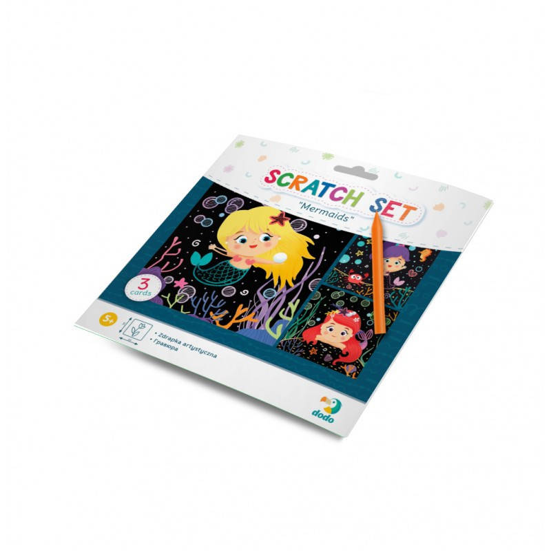 Набор для творчества - детские гравюры Русалки / Набір дитячих гравюр Руалонька / Scratch Set, Додо
Набор для творчества - детские гравюры Русалки / Набір дитячих гравюр Руалонька / Scratch Set, Додо