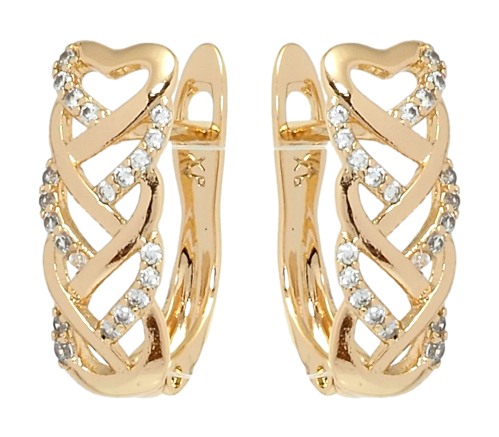 Серьги Xuping Позолота 18K английский замок "Косичка"
Серьги Xuping Позолота 18K английский замок "Косичка"