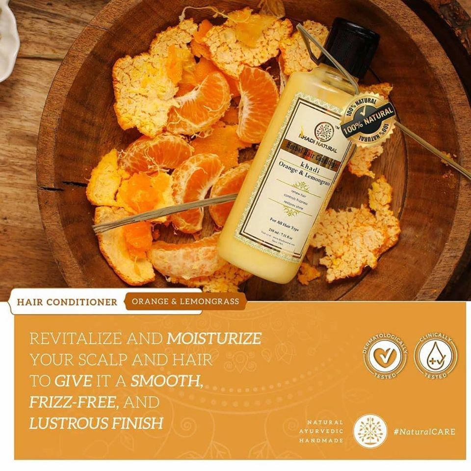 Кондиціонер Кхаді Апельсин Лемонграс, 210 мл., Khadi Hair Conditioner Orange-Lemongrass, Кондиционер Кхади
Кондиціонер Кхаді Апельсин Лемонграс, 210 мл., Khadi Hair Conditioner Orange-Lemongrass, Кондиционер Кхади