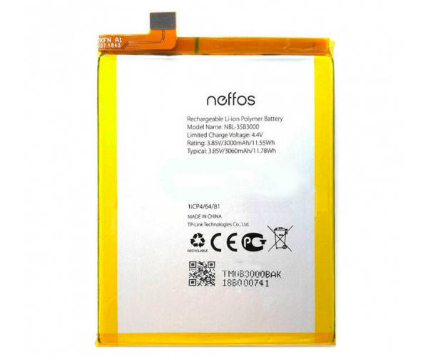 Аккумулятор TP-Link Neffos NBL-35B3000 Original | TP-Link Neffos C7 | TP-Link TP910A
Аккумулятор TP-Link Neffos NBL-35B3000 Original | TP-Link Neffos C7 | TP-Link TP910A