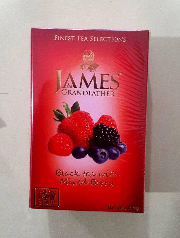 Чай James с ягодами 100 г черный
Чай James с ягодами 100 г черный