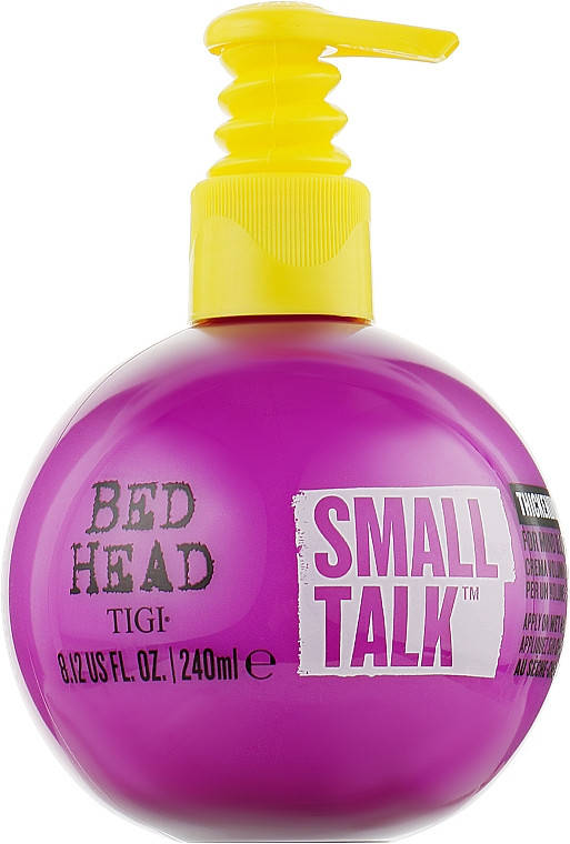 Крем для объема и уплотнения локонов Bed Head Small Talk 3-in-1 Thickifier, объем волос, крем для об'єму, lpc
Крем для объема и уплотнения локонов Bed Head Small Talk 3-in-1 Thickifier, объем волос, крем для об'єму, lpc